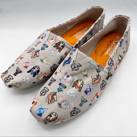 BOBS from Skechers Shoes - Skechers BOBS Plush Pup Smarts Women's Gray Memory Foam Flats Size 8